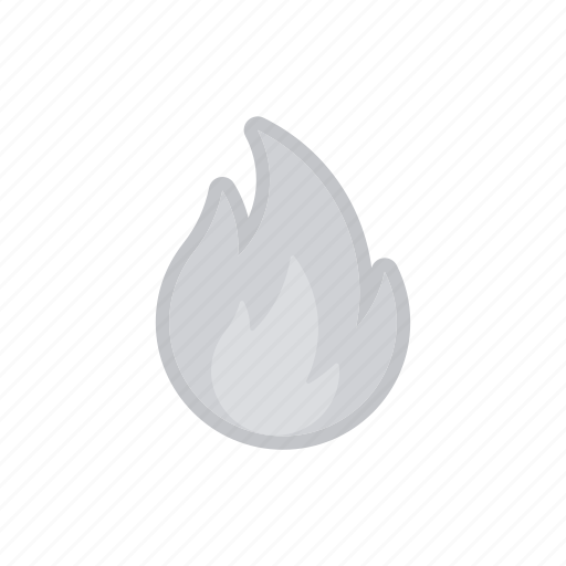 Bloomies, fire, flame, hot, inactive, interface, trending icon - Download on Iconfinder