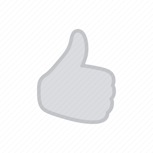 Bloomies, gesture, inactive, interface, like, thumbsup icon - Download on Iconfinder