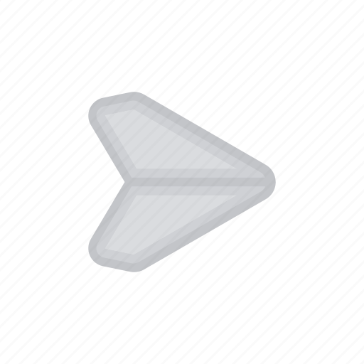 Bloomies, inactive, interface, message, paper, plane, send icon - Download on Iconfinder