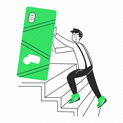Delivery, oversized, goods, package, box, shipping, logistics illustration - Download on Iconfinder