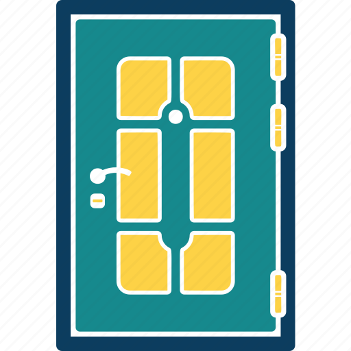 Room, door, house, flat, entrance icon - Download on Iconfinder