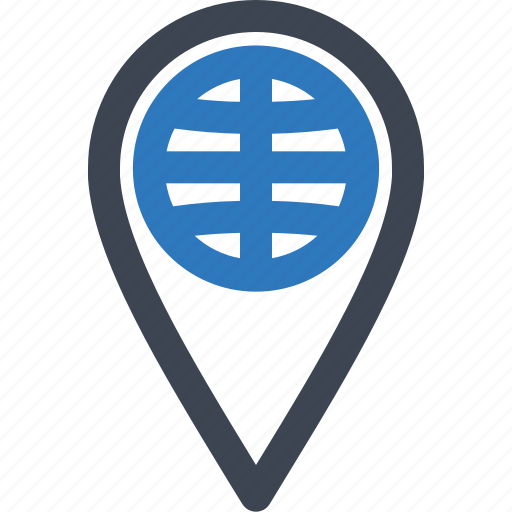 Globe, gps, location, pin icon - Download on Iconfinder