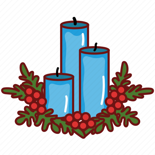 Candle, celebration, christmas, decoration, new year, winter, xmas icon - Download on Iconfinder