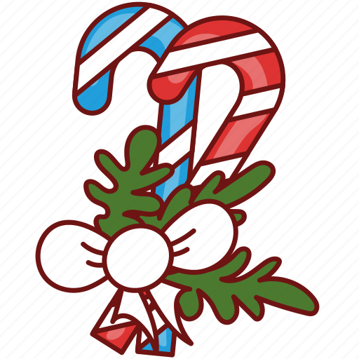 Candy, cane, christmas, decoration, food, sweet, xmas icon - Download on Iconfinder