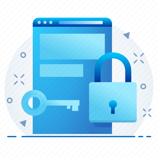 Webpage, password, safety, lock icon - Download on Iconfinder