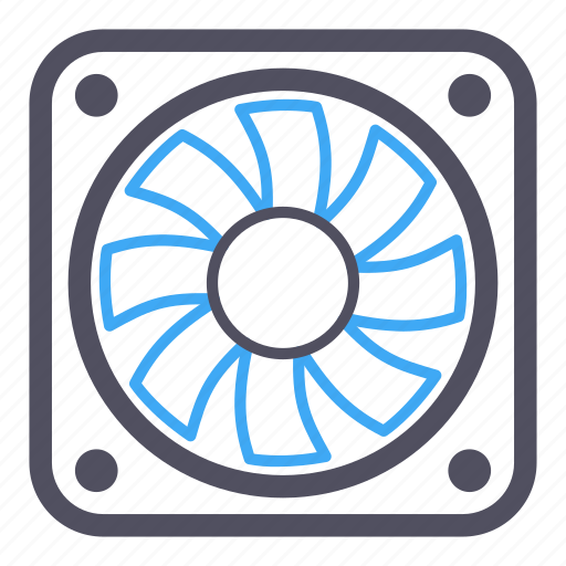Computer fan, cooling, energy, fan, software icon - Download on Iconfinder