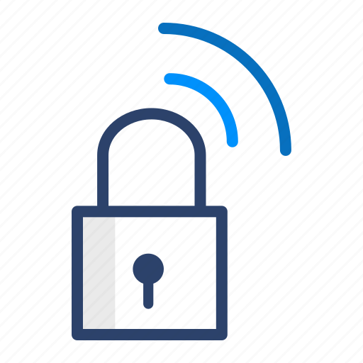 Wifi, security, lock, secure, signal, vector, illustration icon - Download on Iconfinder