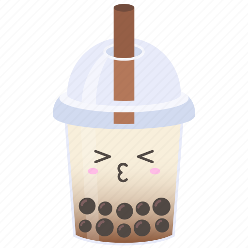 Boba, bubble, tea, drink, beverage, milk, brown sugar icon - Download on Iconfinder