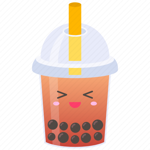 Boba, bubble, tea, drink, beverage, milk, plum icon - Download on Iconfinder