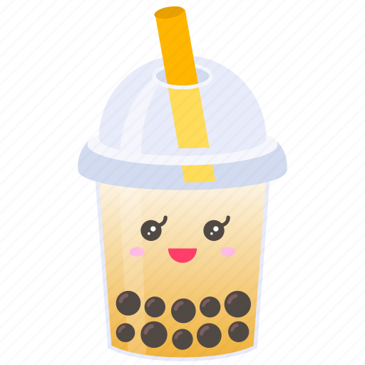 Boba, bubble, tea, drink, beverage, milk, jasmine icon - Download on Iconfinder