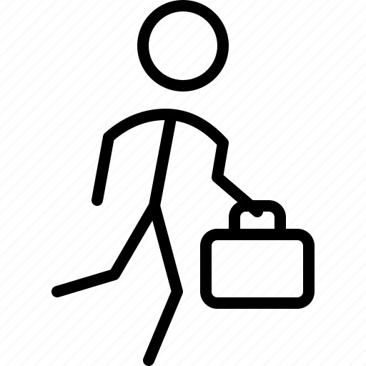 Businessman, running, briefcase, person, rush, tycoon icon - Download on Iconfinder