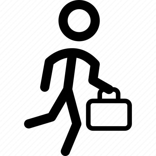 Businessman, running, briefcase, person, rush, tycoon icon - Download on Iconfinder