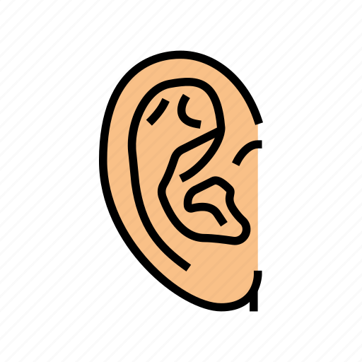 Ear, head, part, body, facial, people icon - Download on Iconfinder