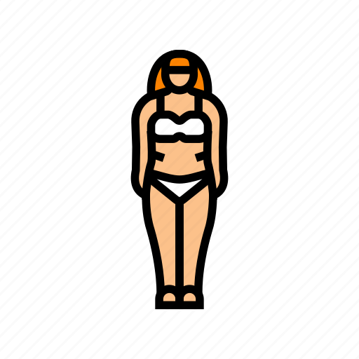 Endomorph, female, body, type, human, anatomy icon - Download on Iconfinder