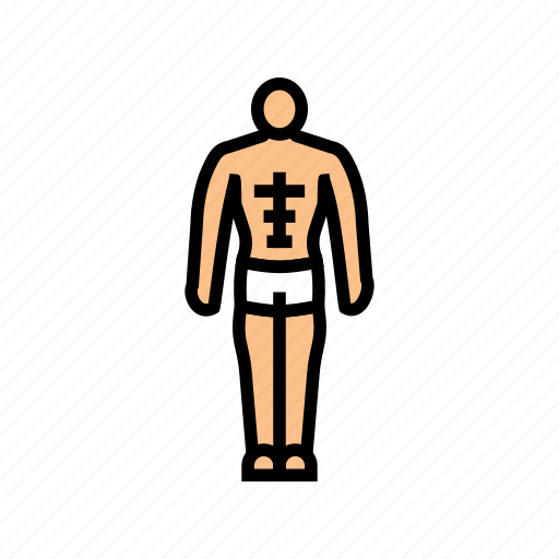 Mesomorph, male, body, type, human, anatomy icon - Download on Iconfinder