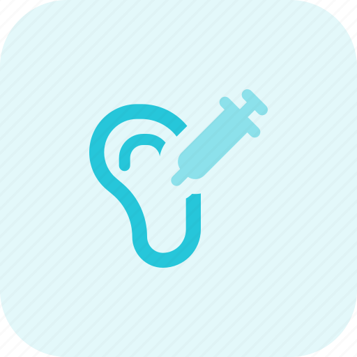Ear, injection, bodycare, vaccine icon - Download on Iconfinder