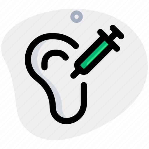 Ear, injection, bodycare, treatment icon - Download on Iconfinder