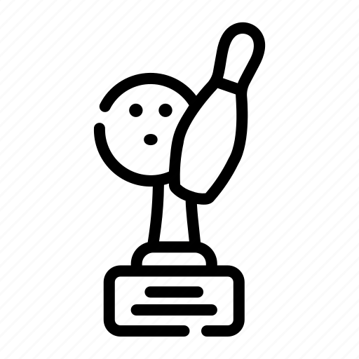 Trophy, bowling, ball, game, hobby, tournament, champion icon - Download on Iconfinder