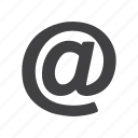 aroba, at symbol, email address