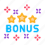 bonus, hunting, logo, star 