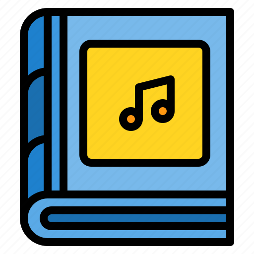 Agenda, education, music, notebook, read icon - Download on Iconfinder