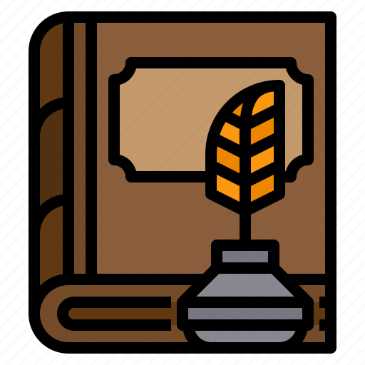 Agenda, education, notebook, poet, read icon - Download on Iconfinder