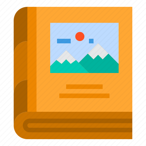 Agenda, education, notebook, picture, read icon - Download on Iconfinder