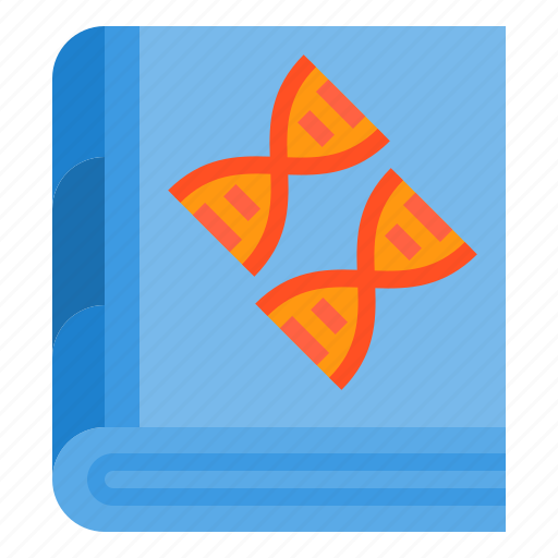 Agenda, dna, education, notebook, read, science icon - Download on Iconfinder