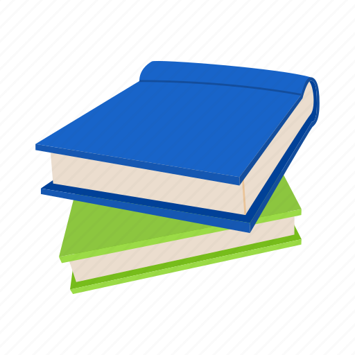 Book, cartoon, cover, information, literature, paper, pile icon - Download on Iconfinder