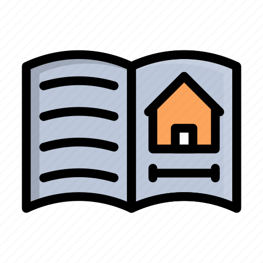 Book, architecture, bookstore, home, construction icon - Download on Iconfinder