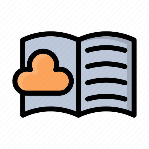 Cloud, bookstore, reading, book, genres icon - Download on Iconfinder
