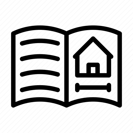 Book, architecture, bookstore, home, construction icon - Download on Iconfinder