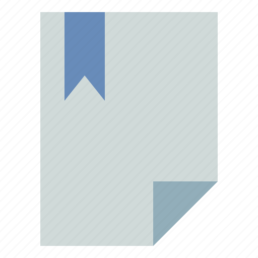 Bookmark, favorite, file, paper icon - Download on Iconfinder