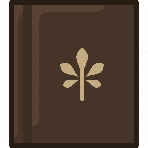 Book, bookcase, herbarium, leaf, library, naturel icon - Download on Iconfinder