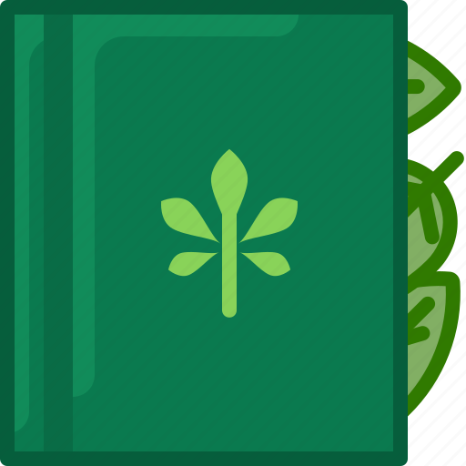 Book, bookcase, herbarium, leaves, library, natural icon - Download on Iconfinder