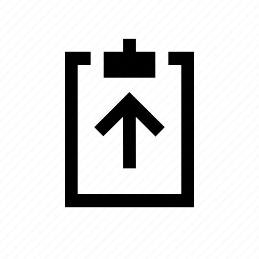 Clipboard, up icon - Download on Iconfinder on Iconfinder