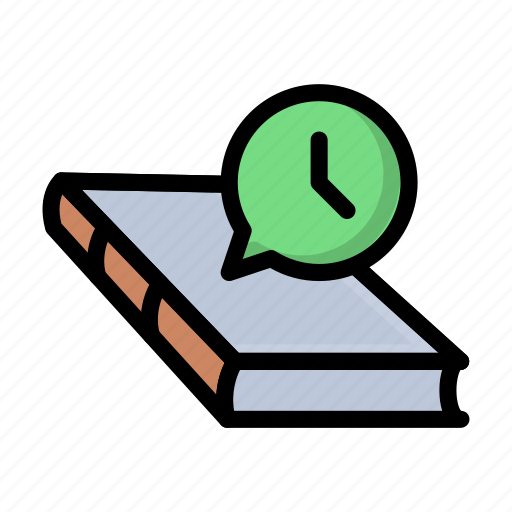 Book, time, deadline, borrow, library icon - Download on Iconfinder