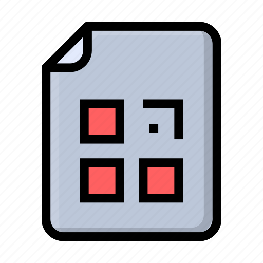 File, qr, scan, id, bookborrow icon - Download on Iconfinder