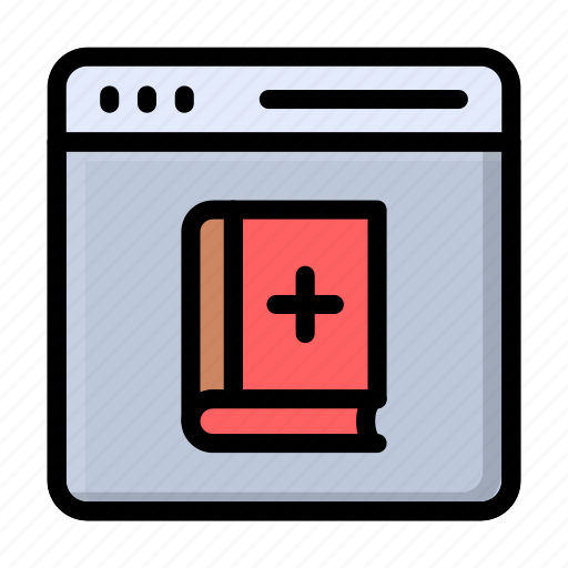 Library, new, book, borrow, online icon - Download on Iconfinder