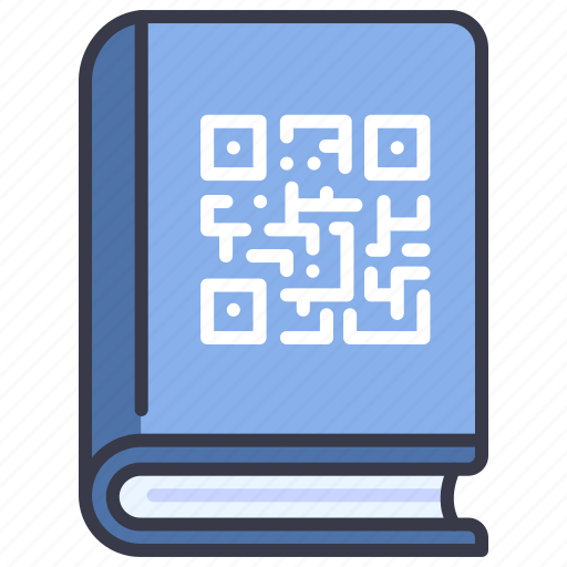 Book, code, information, library, qr, technology icon - Download on Iconfinder