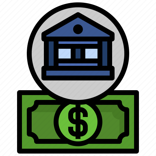 Bank, bill, business, dollar, finance, lending, transfer icon - Download on Iconfinder