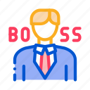 boss, business, silhouette