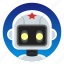 android, app icon, bot, droid, robot, space, star 