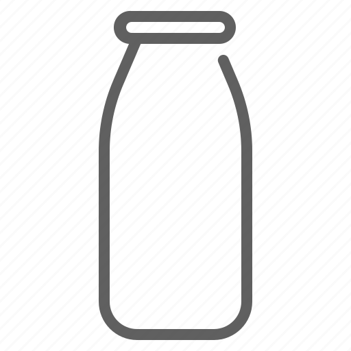 Bottle, milk, drink, glass, beverage, coffee icon - Download on Iconfinder