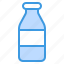 bottle, milk, beverage, glass, drink 
