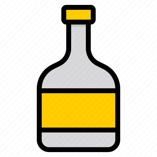 Bottle, beverage, whisky, glass, drink icon - Download on Iconfinder