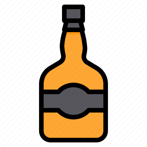 Bottle, whisky, beverage, glass, drink icon - Download on Iconfinder