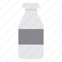 bottle, milk, beverage, glass, drink