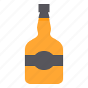 bottle, whisky, beverage, glass, drink