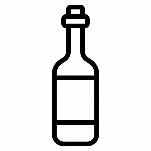 Bottle, beverage, glass, drink, alcohol icon - Download on Iconfinder